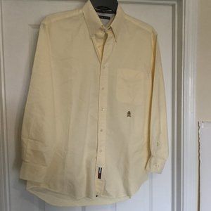 Tommy Hilfiger Size M Yellow Original Oxford Top